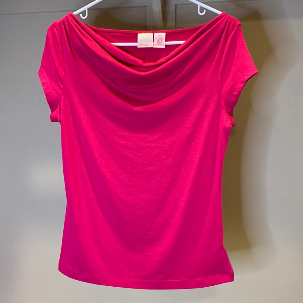Xhilaration Pink Too with Short Sleeves